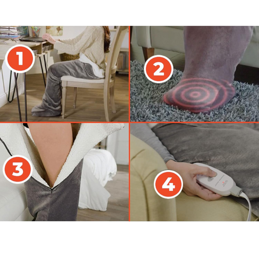 Manta Frazada Térmica - Calor Y Vibración