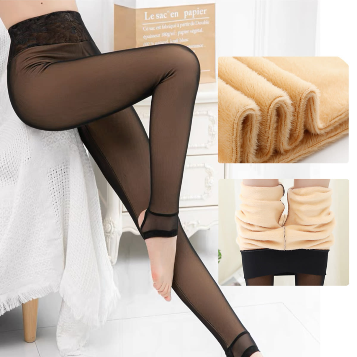 Calza con Chiporro estilo Panty