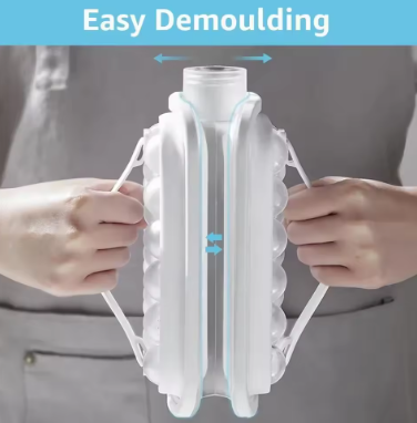 Pureza Invernal Botella de hielo redondo