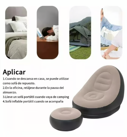 Sillón Inflable Moderna de Lujo