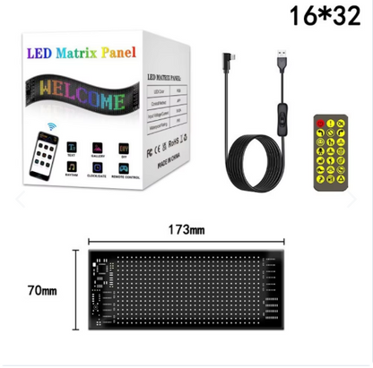 Auto - Letrero Led Para Auto o Habitación 7CM X 17CM