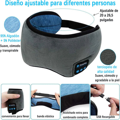 ANTIFAZ CON AUDIFONOS PARA DORMIR